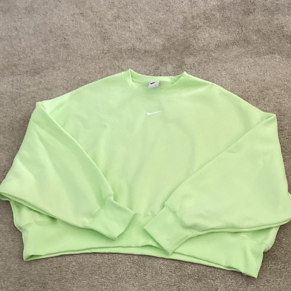 Nike Neon Green Crewneck Sweatshirt - Picture 4 of 6